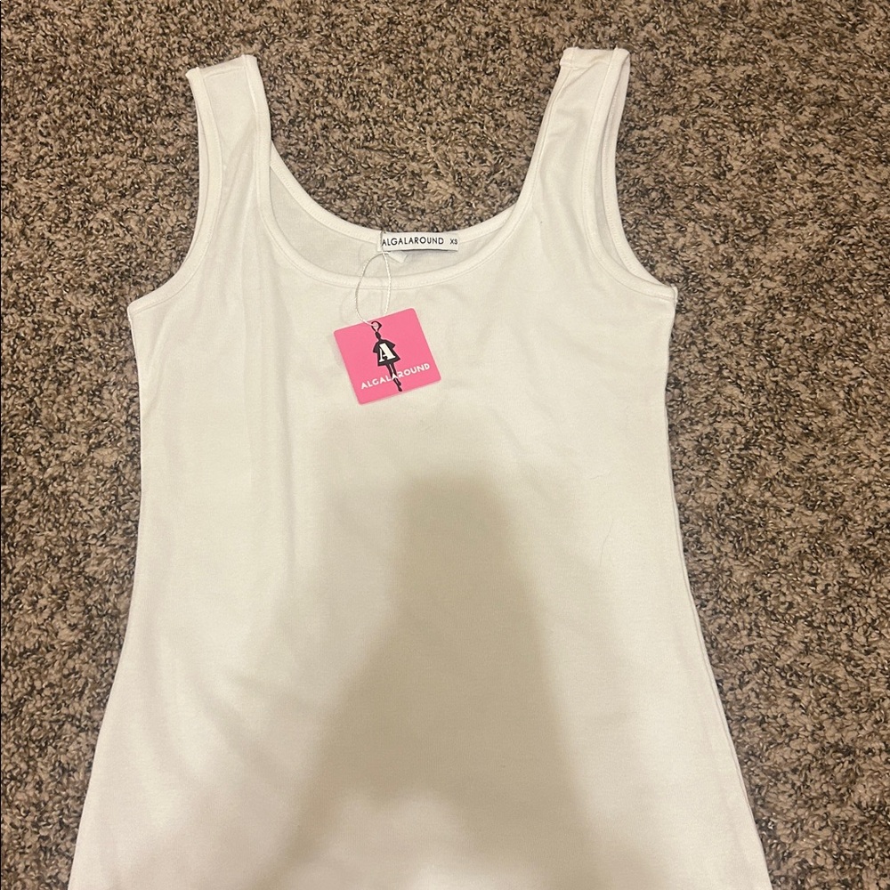 NWT White Tank Top